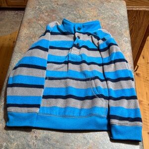 10/$10 Wonderkids Blue and Gray Striped Hoodie